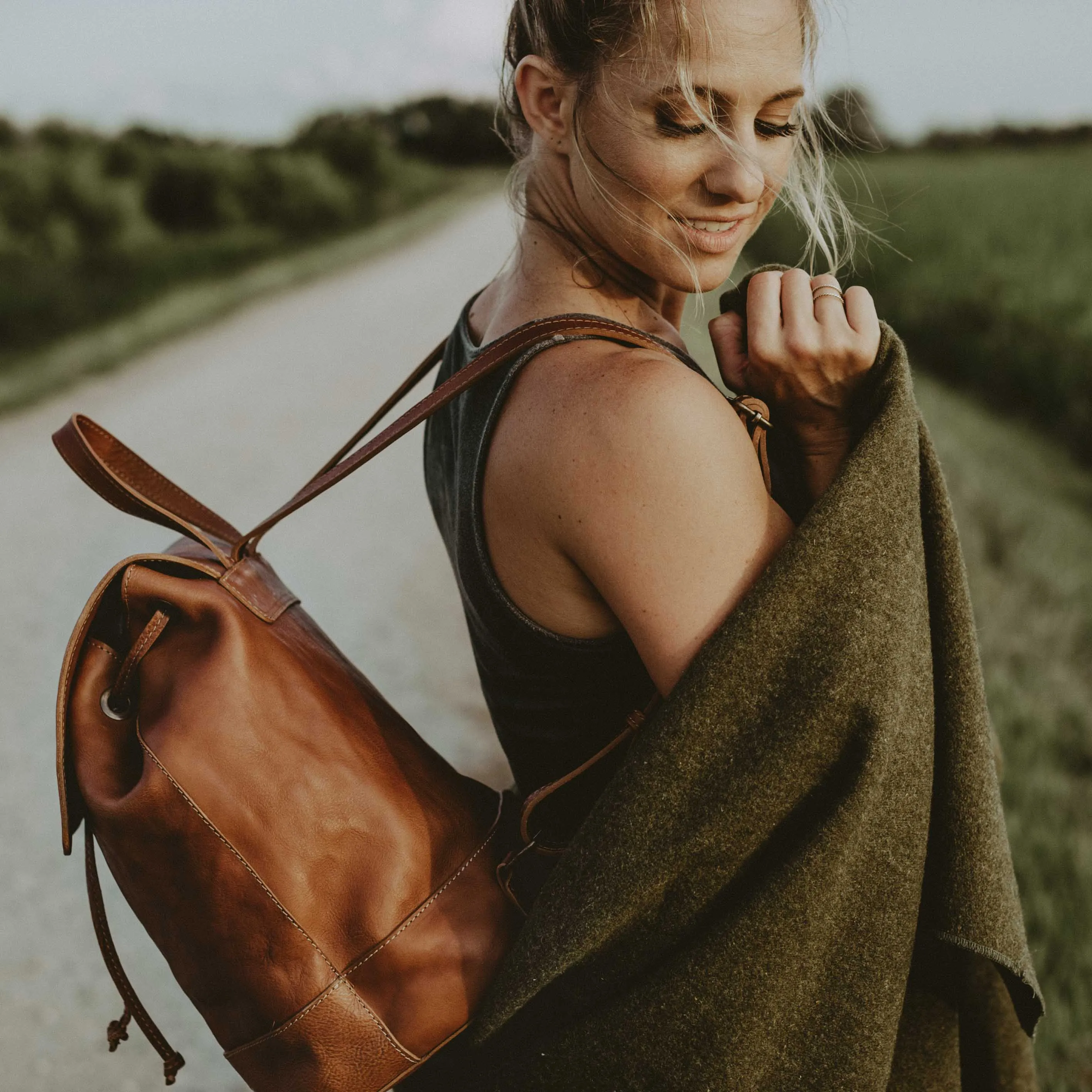 Madison Leather Backpack | Saddle Tan