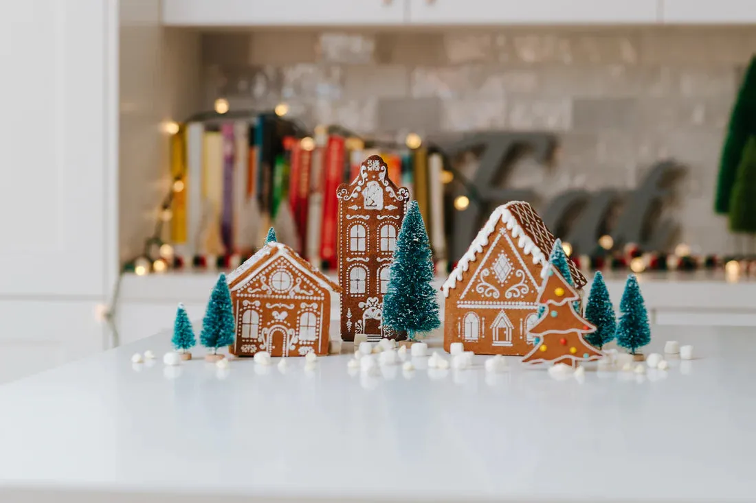 Make Your Own Gingerbread Village Kit