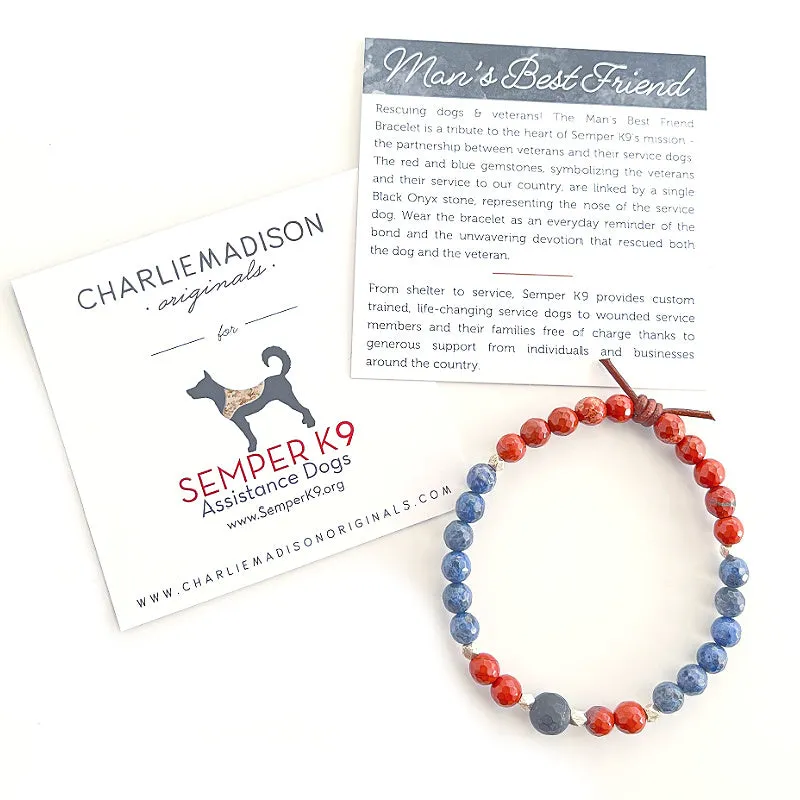 Man's Best Friend Mini Bracelet | Semper K9 X Charliemadison Collaboration