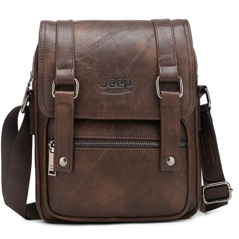 Man's Crossbody Shoulder Bag Large Capacity Leather Travel Tote Men Multi-function Messenger Bags New Arrivals