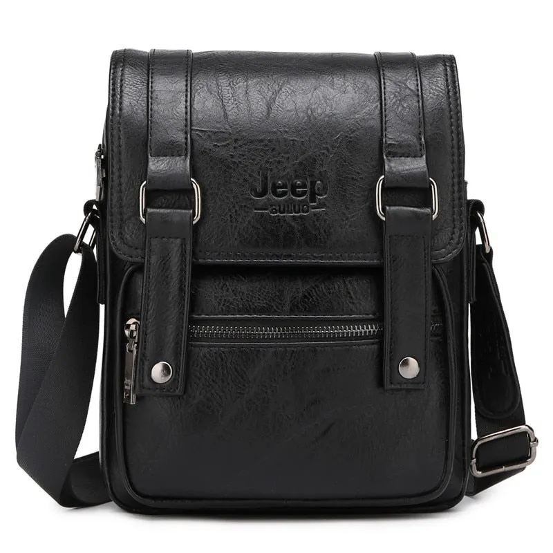 Man's Crossbody Shoulder Bag Large Capacity Leather Travel Tote Men Multi-function Messenger Bags New Arrivals