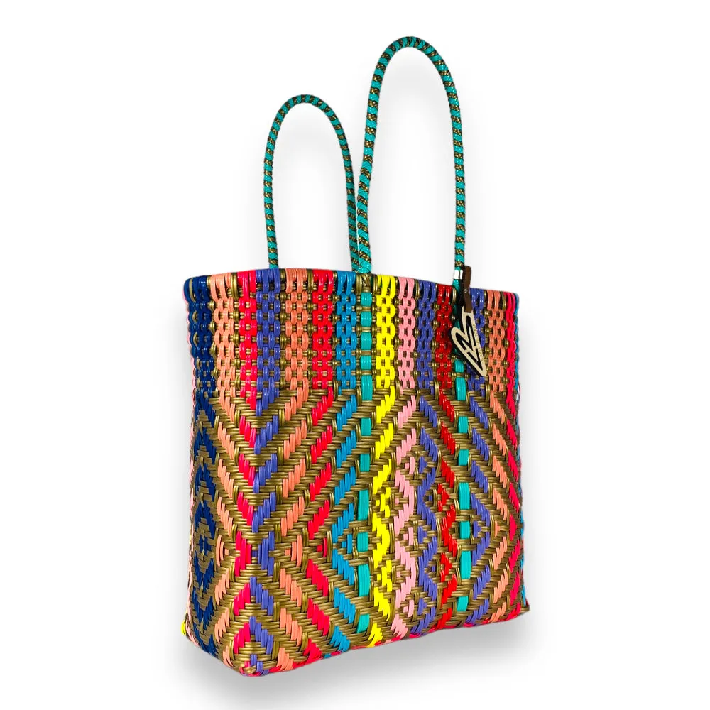 Maria Victoria | Oasis Totes | Upcycled, Handwoven, Multicolor Tote