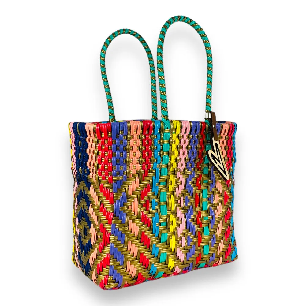 Maria Victoria | Oasis Totes | Upcycled, Handwoven, Multicolor Tote