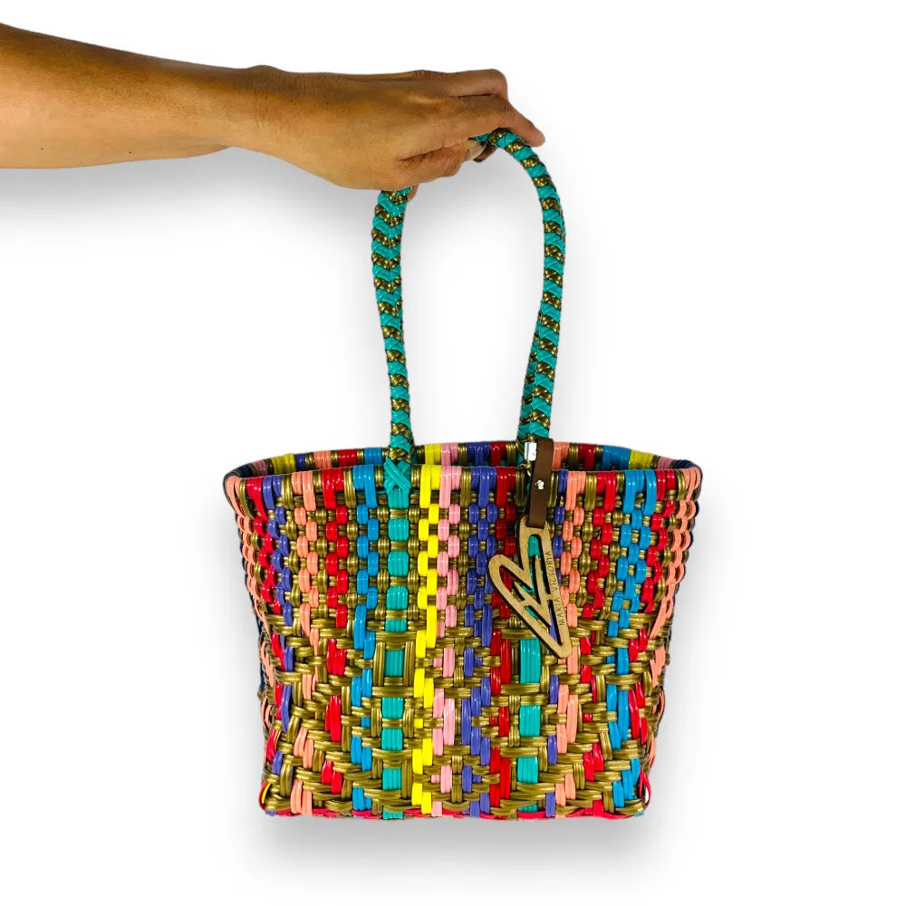 Maria Victoria | Oasis Totes | Upcycled, Handwoven, Multicolor Tote