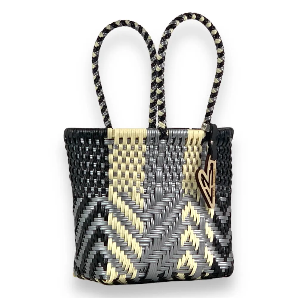 Maria Victoria | Waves Tote | Upcycled, Handwoven, Multicolor Tote