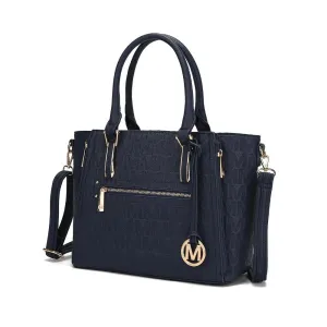 MKF Collection Cairo M Signature satchel bag from Mia K MKF Collection, gray