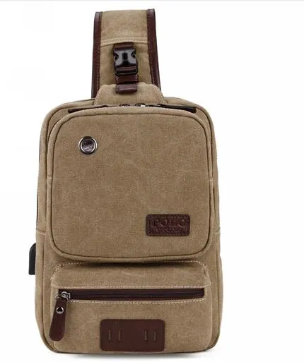 Mobile Phone Friendly Canvas Shoulder Bag