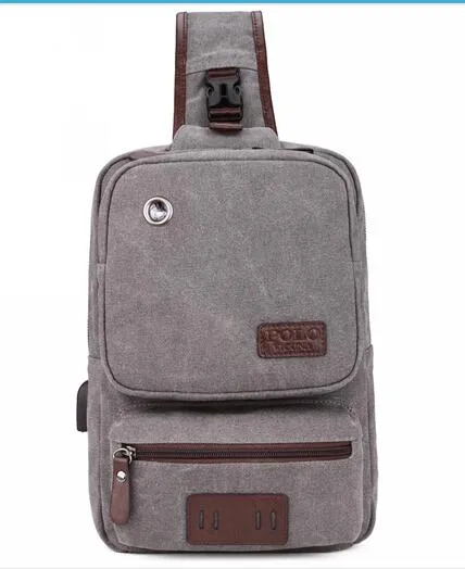 Mobile Phone Friendly Canvas Shoulder Bag