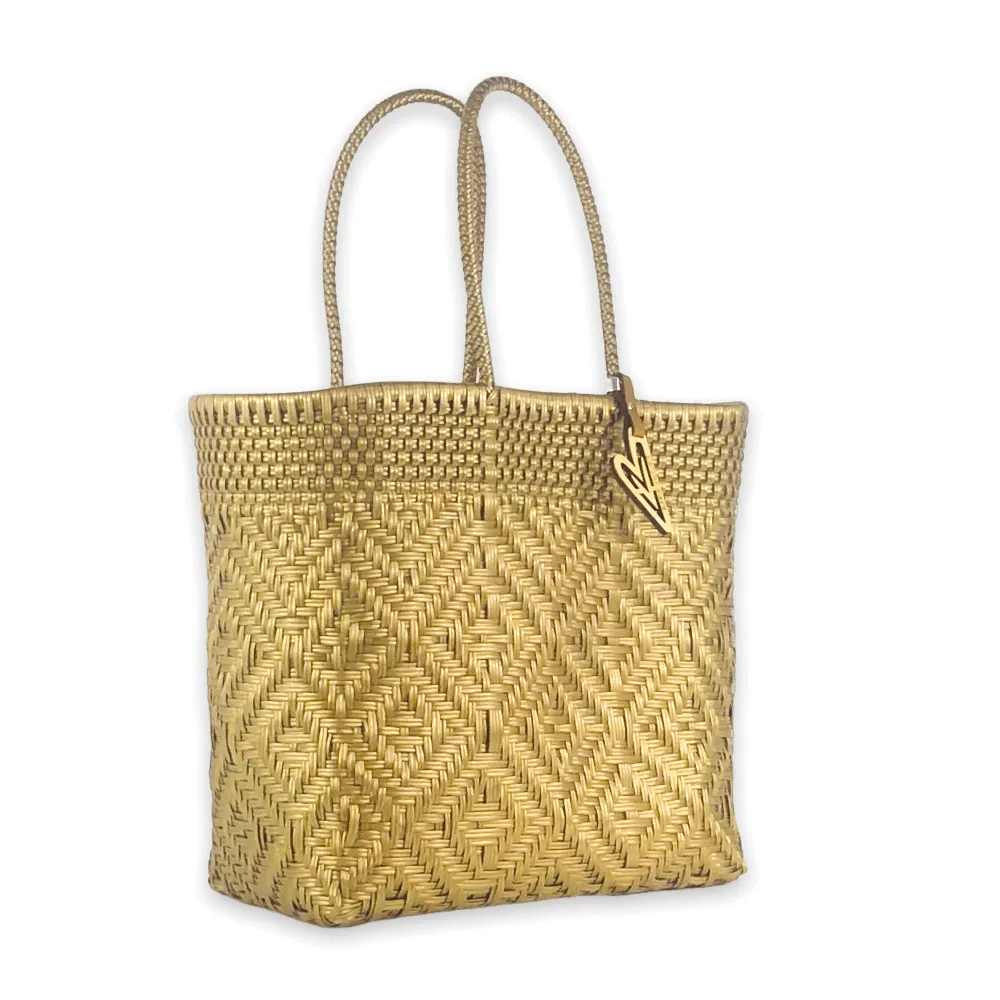 Monochrome Gold Totes