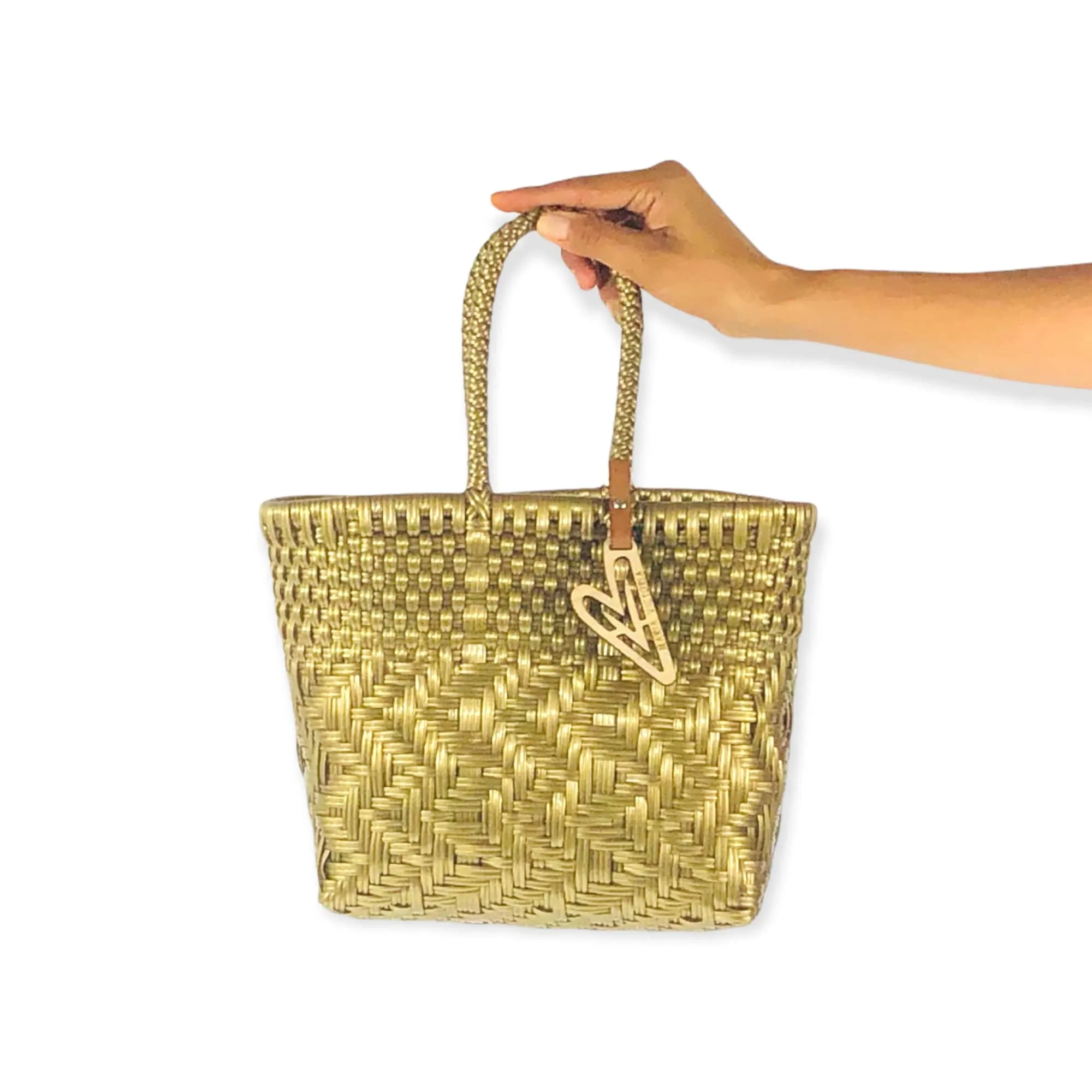 Monochrome Gold Totes