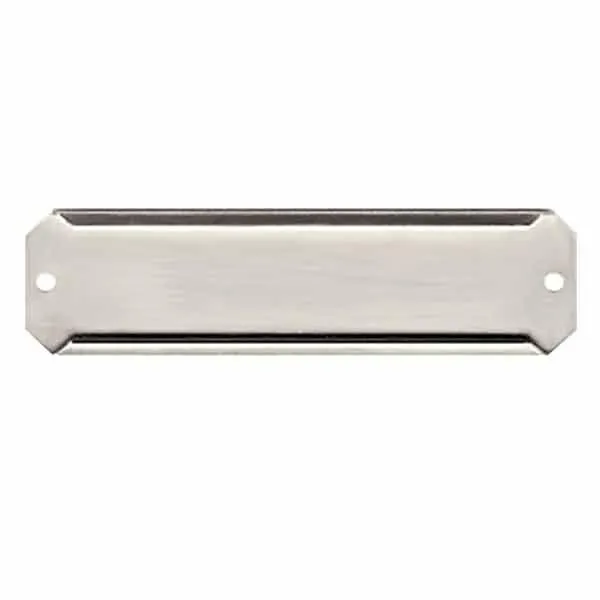 Narrow Aluminum Card Holders, 1 inch