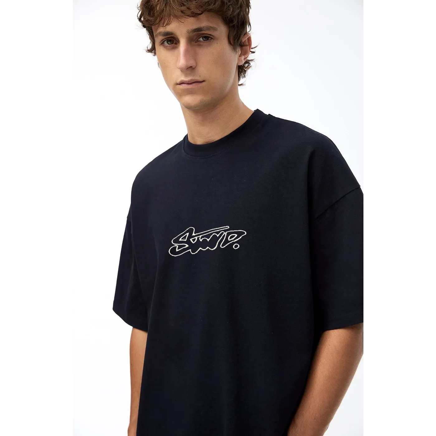 Navy STWD Logo Oversized Tshirt