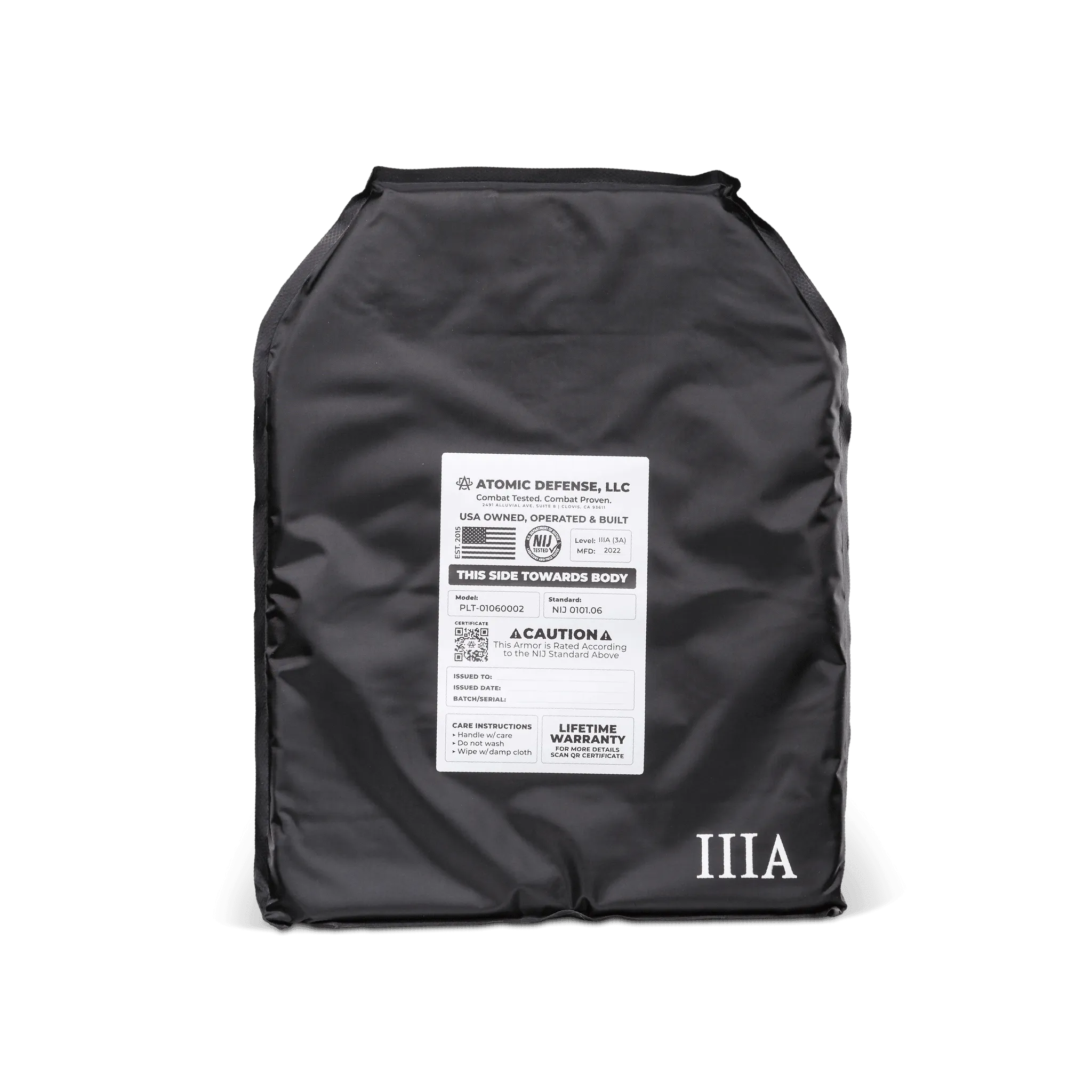 NIJ Level IIIA  Body Armor Plates | ESAPI | Hard & Soft