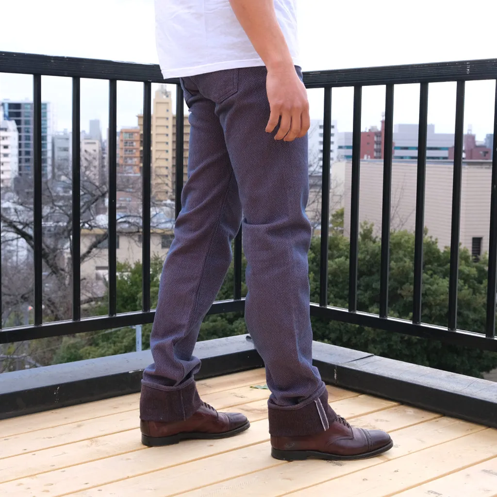 OD PBJ Indigo x Kakishibu Sashiko Selvedge Pants (Regular Straight)