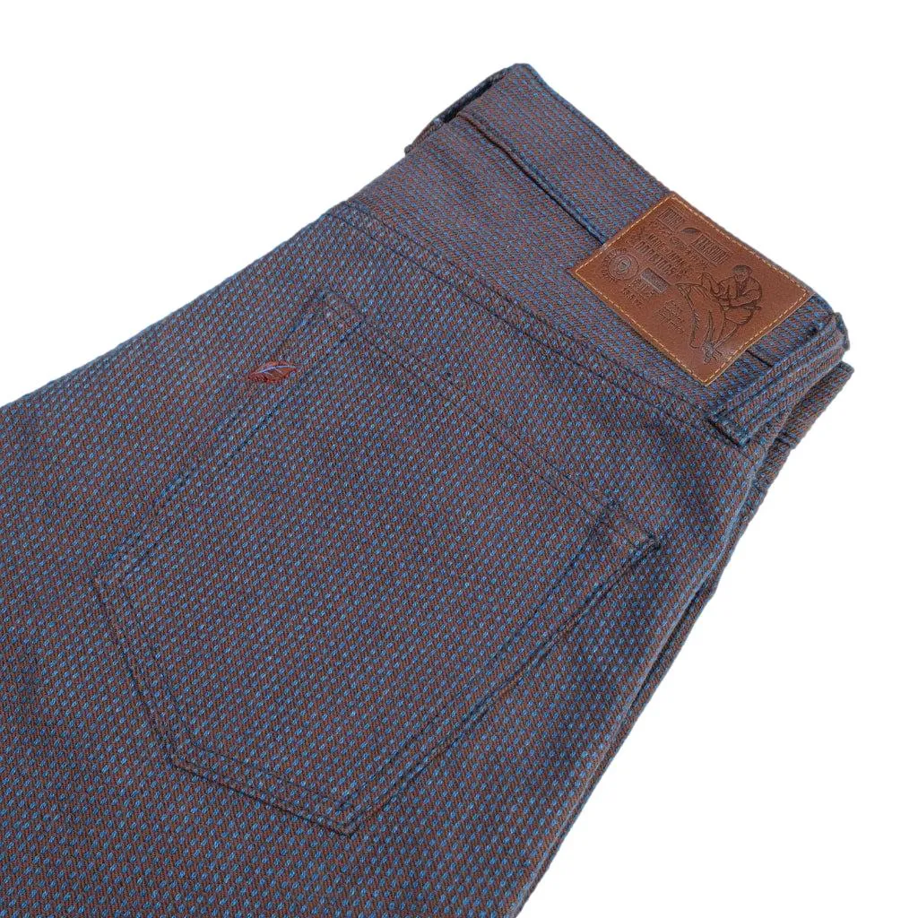 OD PBJ Indigo x Kakishibu Sashiko Selvedge Pants (Regular Straight)