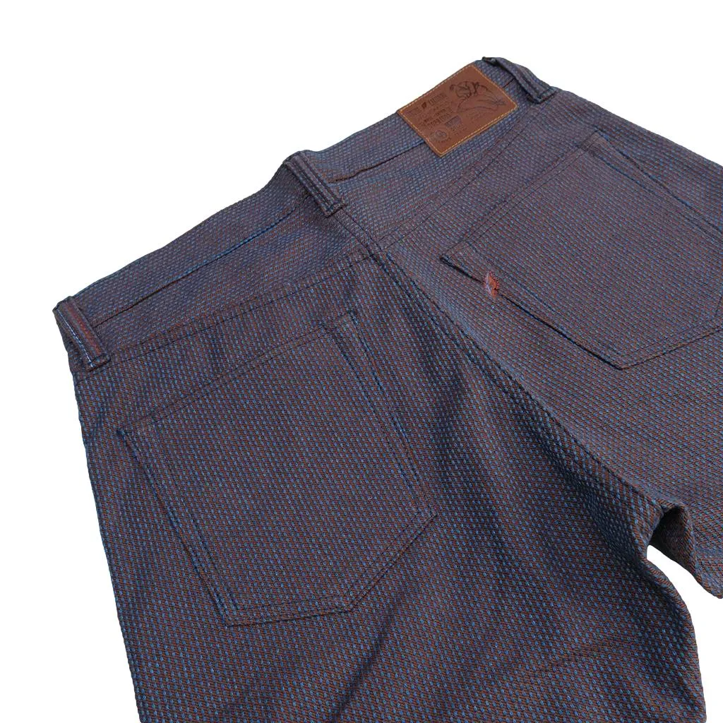 OD PBJ Indigo x Kakishibu Sashiko Selvedge Pants (Relaxed Tapered)