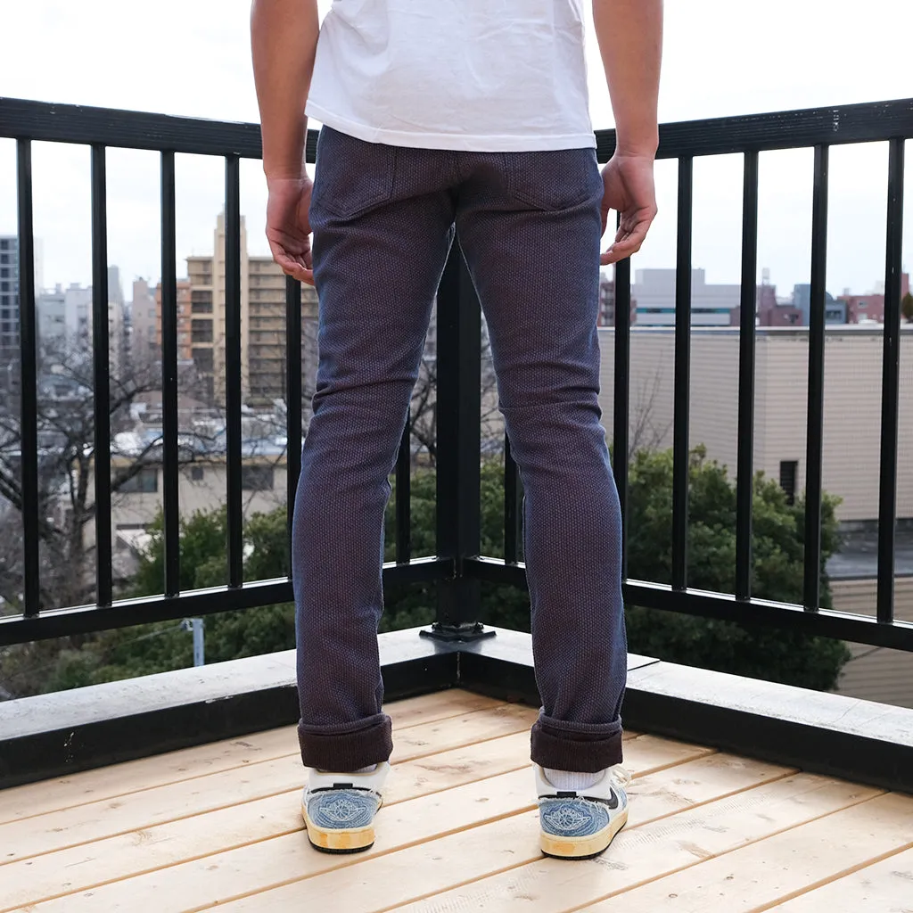 OD PBJ Indigo x Kakishibu Sashiko Selvedge Pants (Relaxed Tapered)