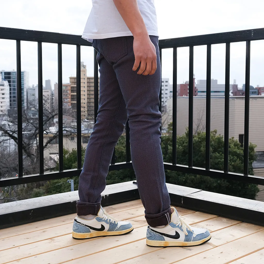 OD PBJ Indigo x Kakishibu Sashiko Selvedge Pants (Relaxed Tapered)