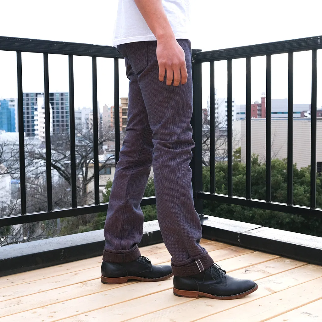 OD PBJ Indigo x Kakishibu Sashiko Selvedge Pants (Slim Straight)