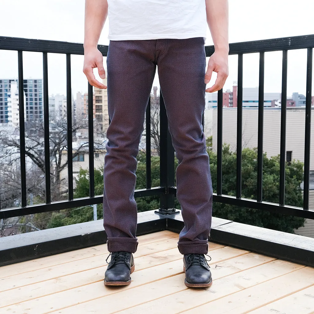 OD PBJ Indigo x Kakishibu Sashiko Selvedge Pants (Slim Straight)