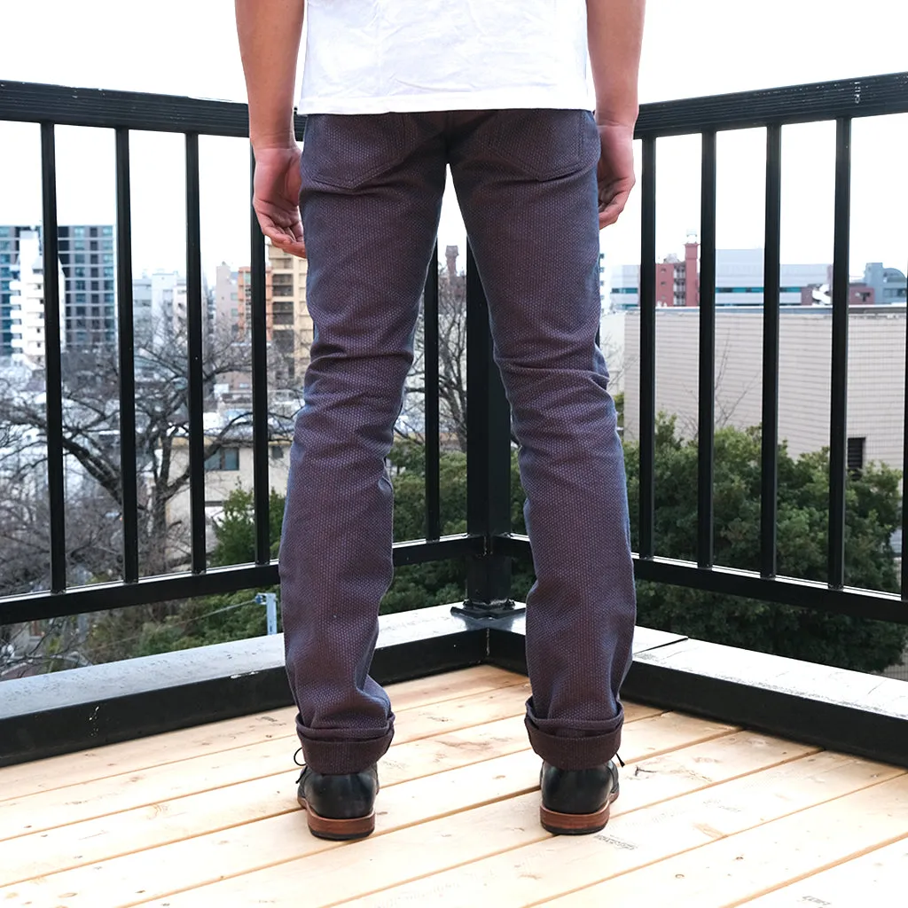 OD PBJ Indigo x Kakishibu Sashiko Selvedge Pants (Slim Straight)