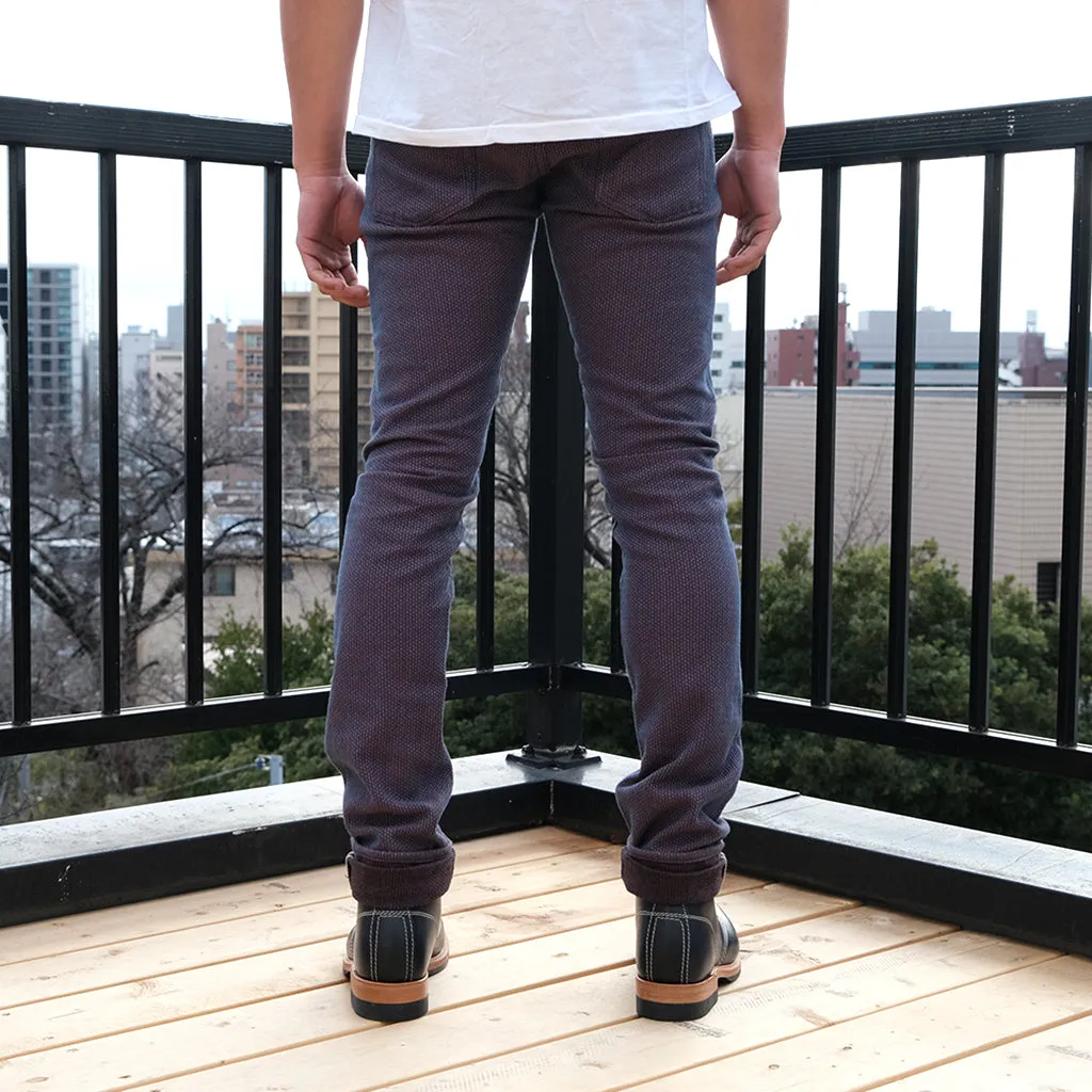 OD PBJ Indigo x Kakishibu Sashiko Selvedge Pants (Slim Tapered)