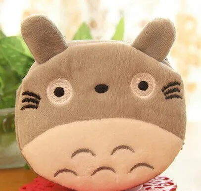 Plush 10*10CM My Neighbor TOTORO Etc. Coin Purse Wallet Pouch Case BAG ; Women Lady Bags Pouch Makeup Case Holder BAG Handbag