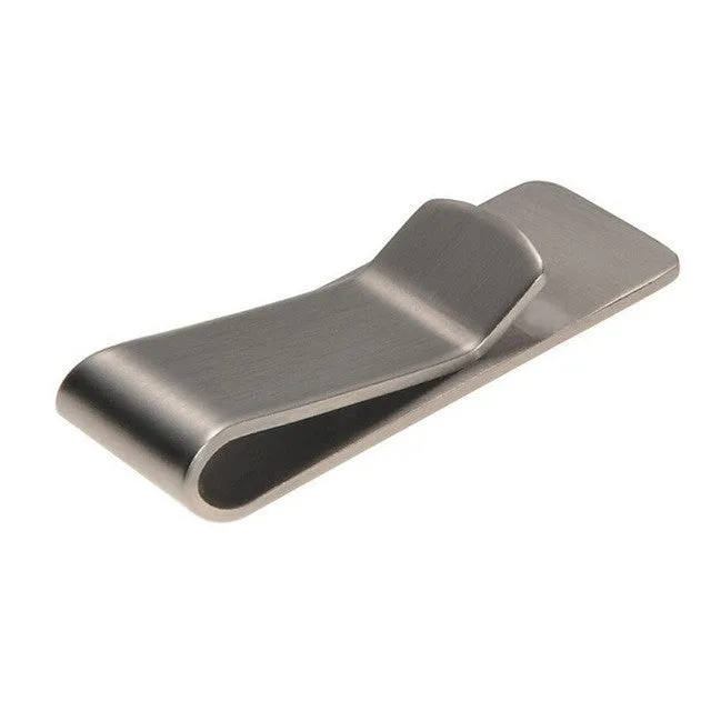 Popular Sale!!! Money Clip Cash Clamp Holder Portable Stainless Steel Money Clip Wallet Purse for Pocket Metal Money Holder