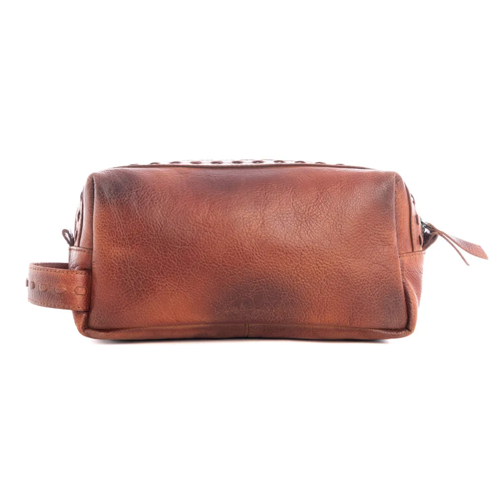 Roff Trail Toiletries Bag In Caramel