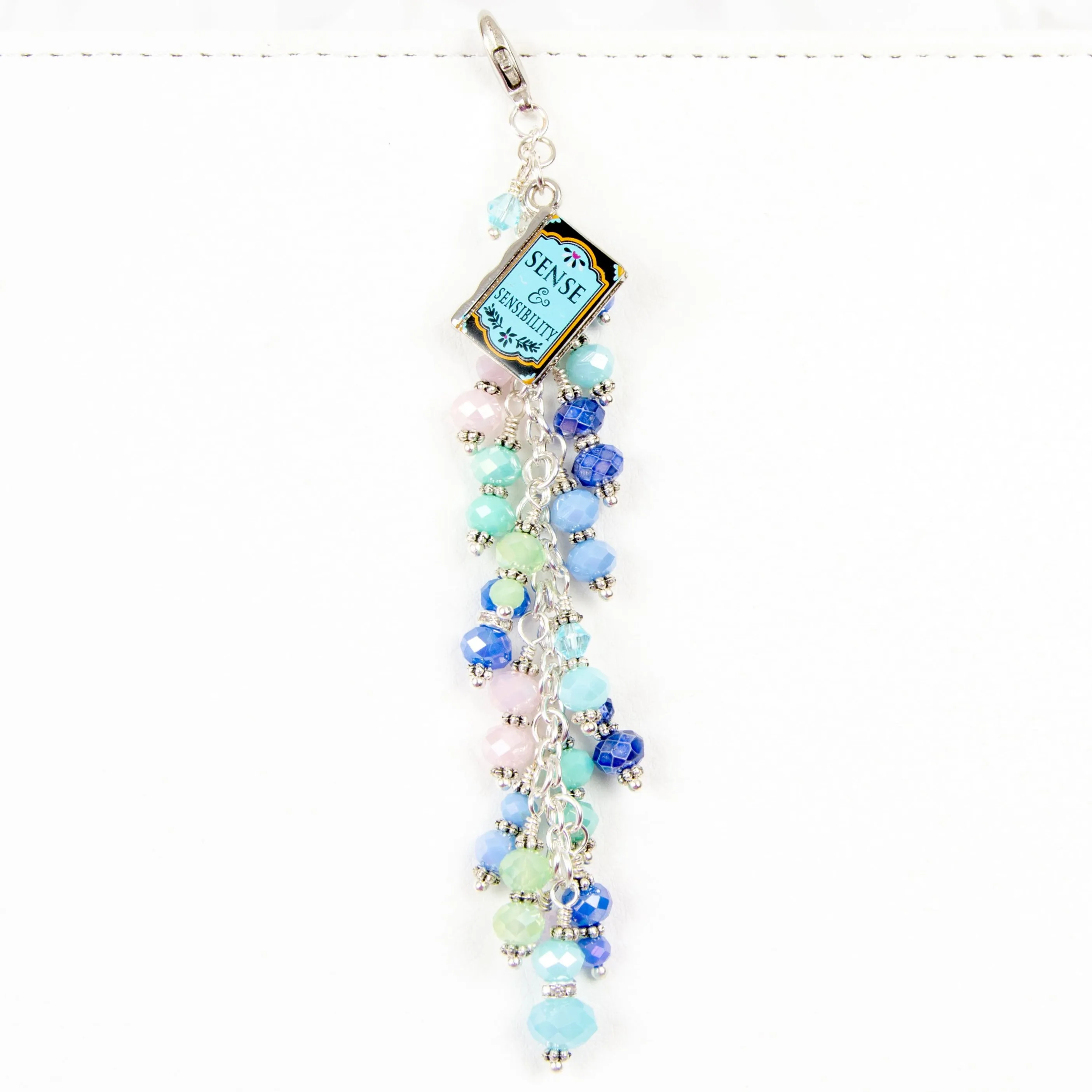 Sense & Sensibility Charm with Crystal Dangle