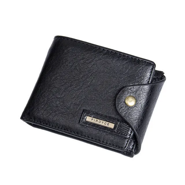 Small wallet men multifunction purse men wallets with coin pocket zipper men leather wallet male famous brand money bag