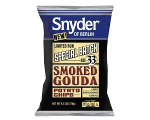 Snyder Smoked Gouda Chips 3 - 9.5 oz. Bags