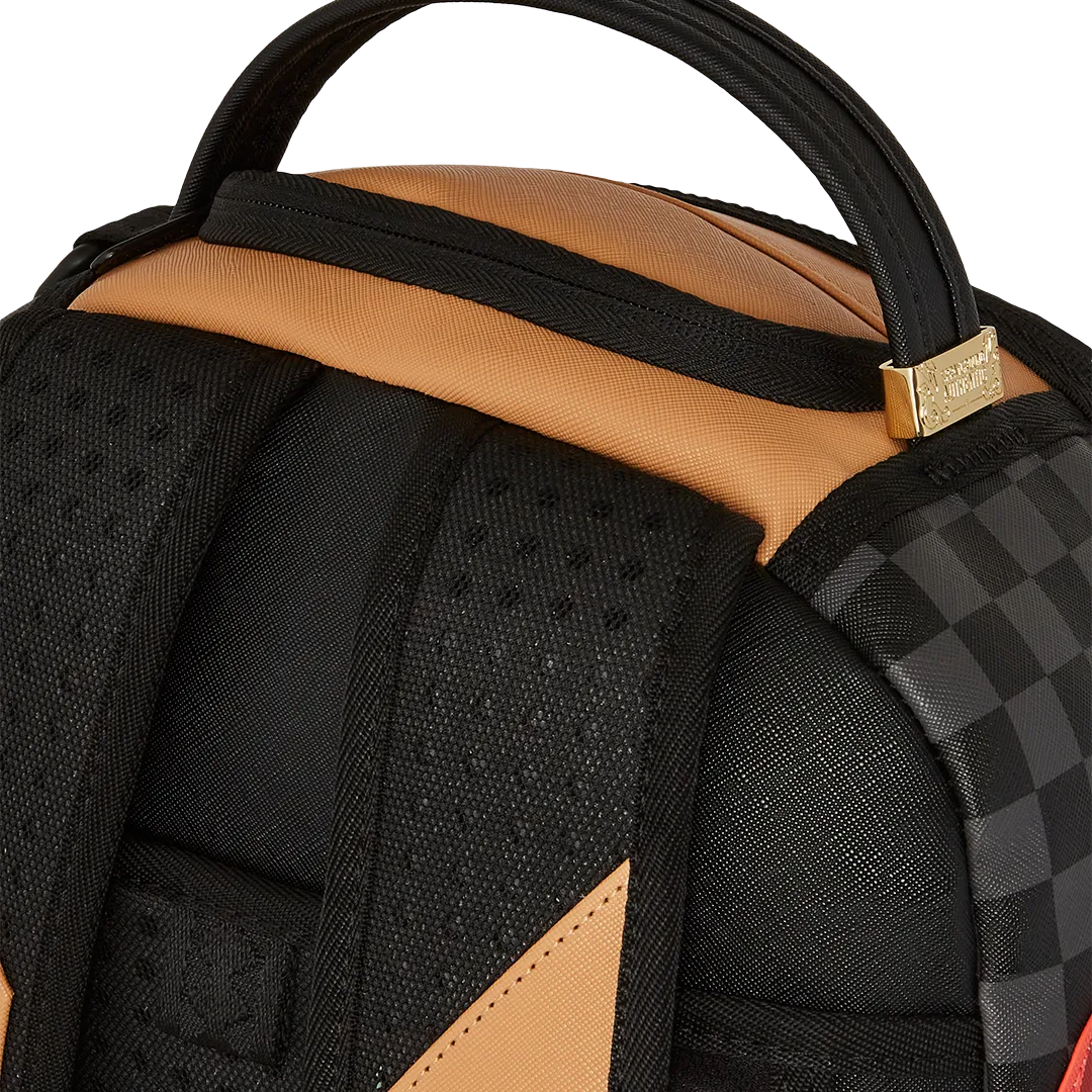 Sprayground Evil Genius Backpack - Black / Red / Brown