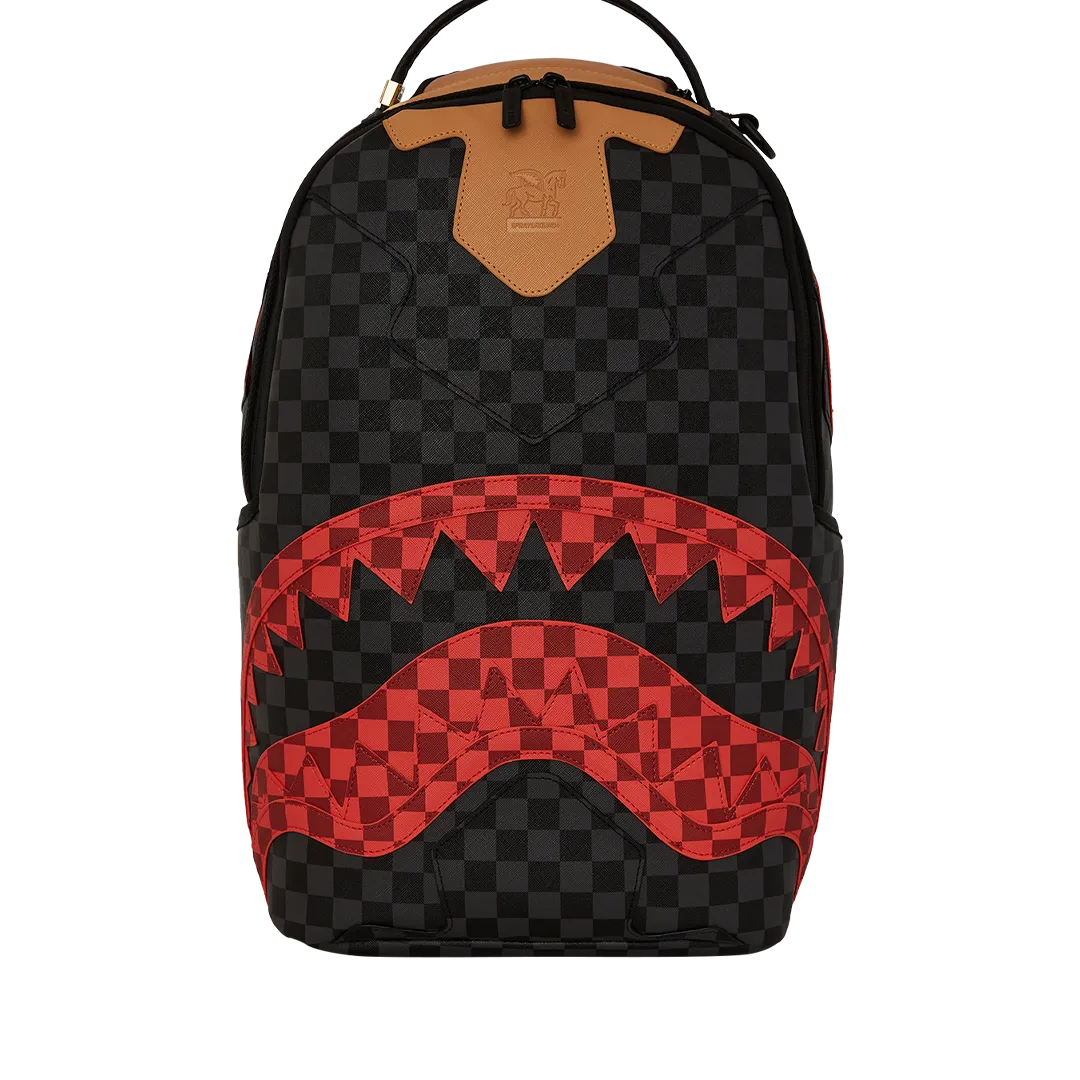 Sprayground Evil Genius Backpack - Black / Red / Brown