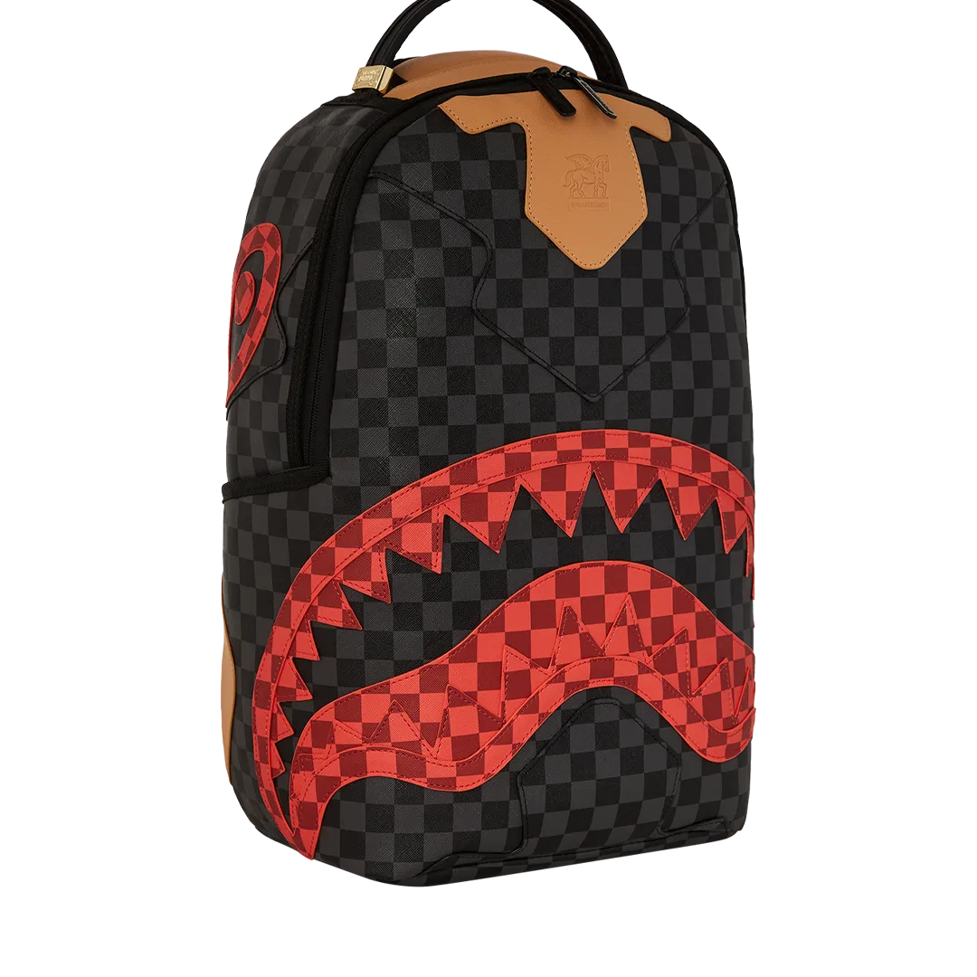 Sprayground Evil Genius Backpack - Black / Red / Brown