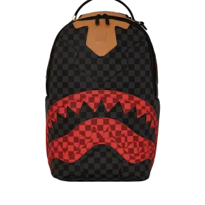 Sprayground Evil Genius Backpack - Black / Red / Brown