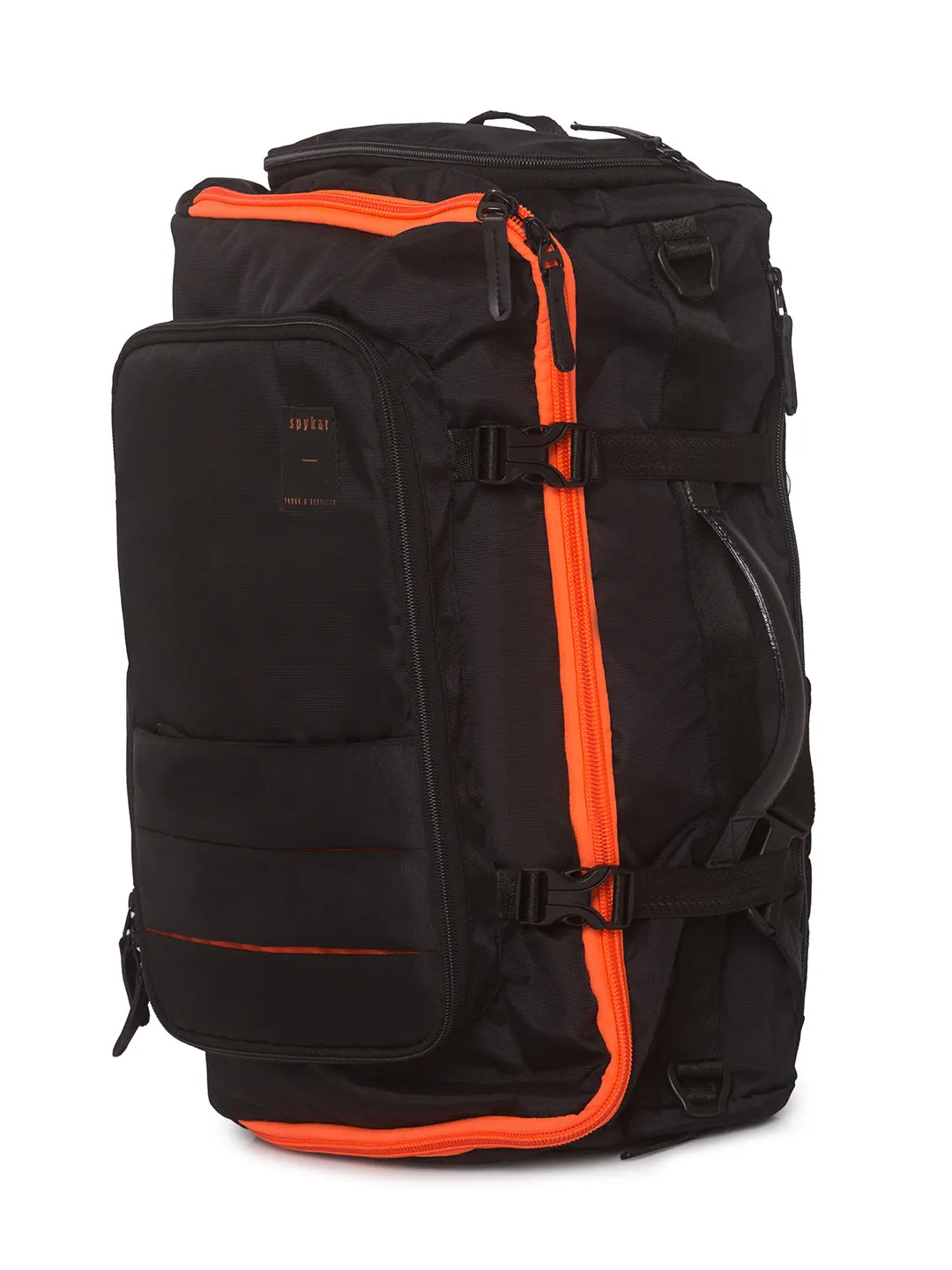 Spykar Black Traveler Multipurpose Backpack