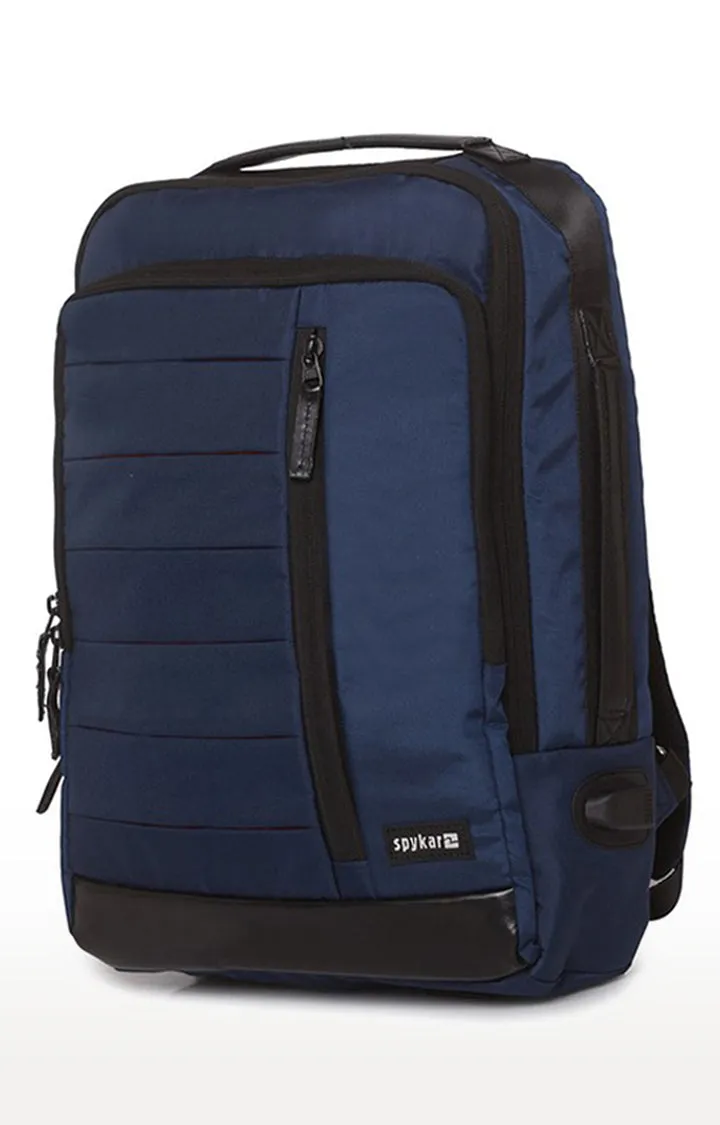 Spykar Blue Polyster Backpack