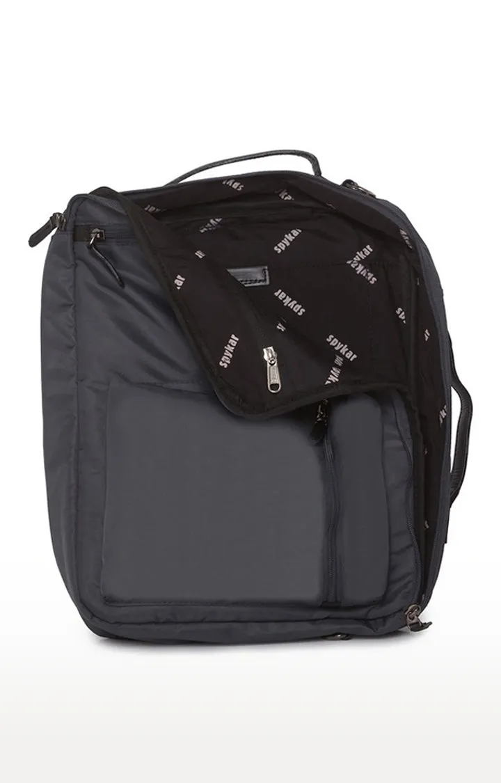 Spykar Grey Polyster Backpack