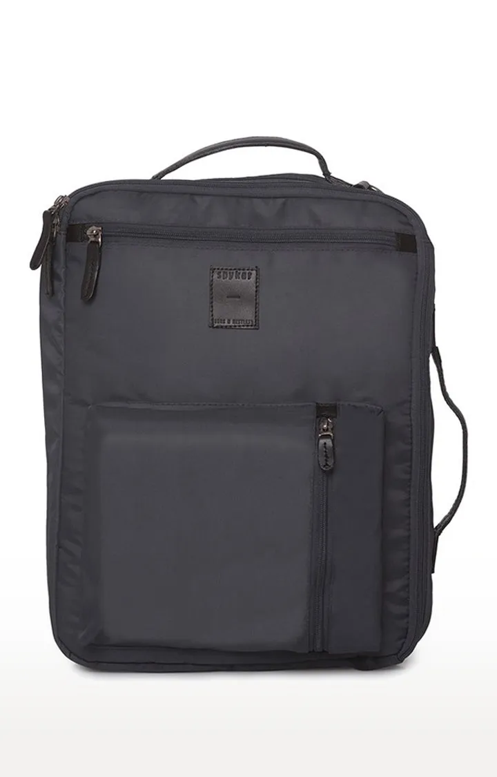 Spykar Grey Polyster Backpack