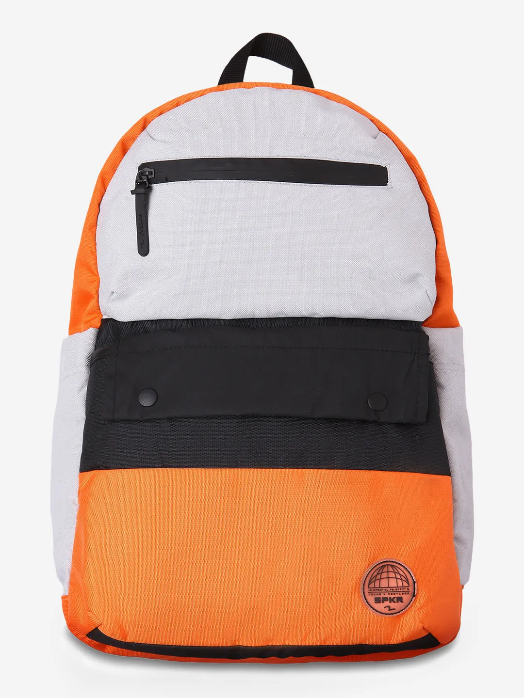 Spykar Men Orange Polyester Backpack