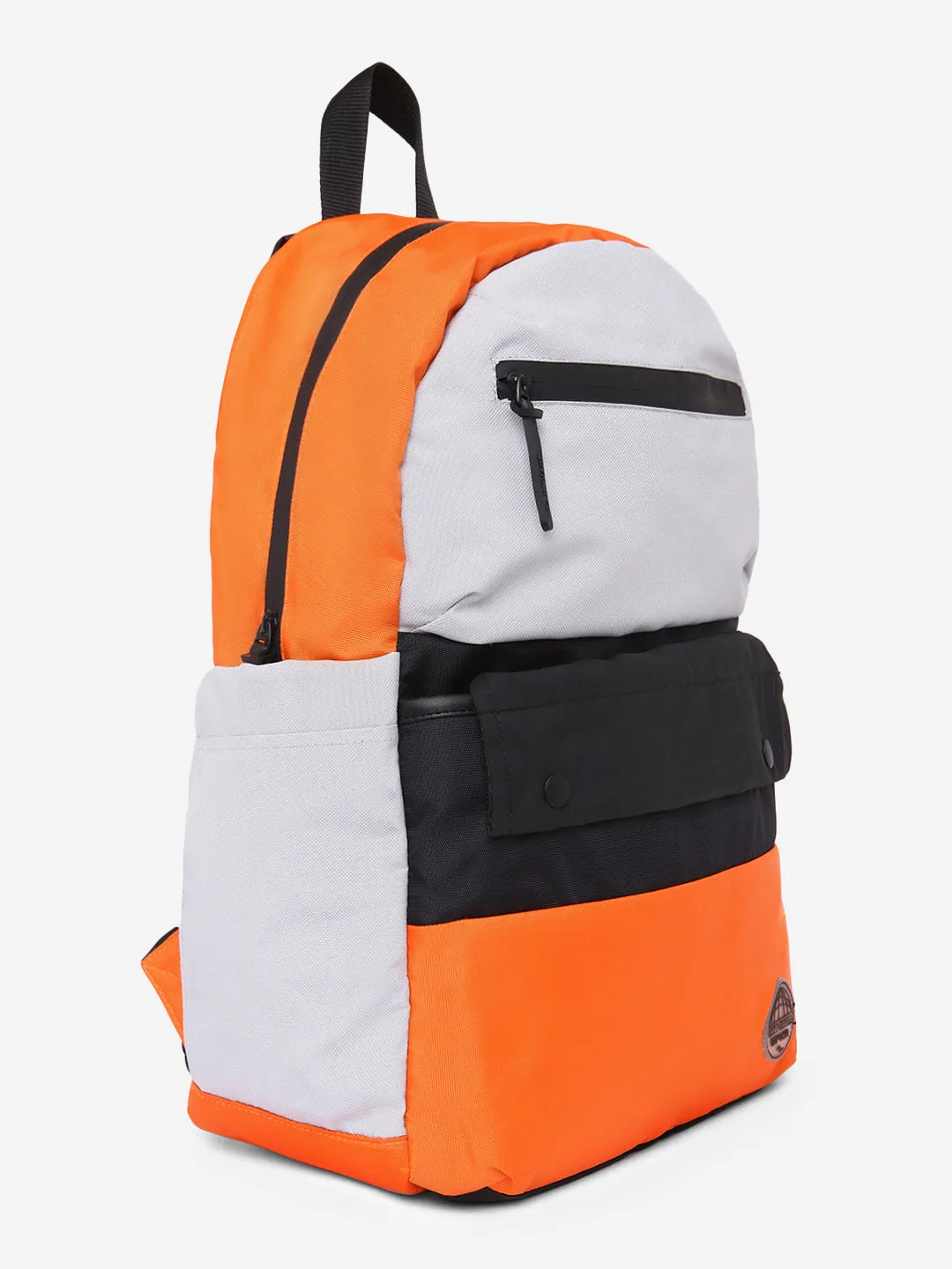 Spykar Men Orange Polyester Backpack