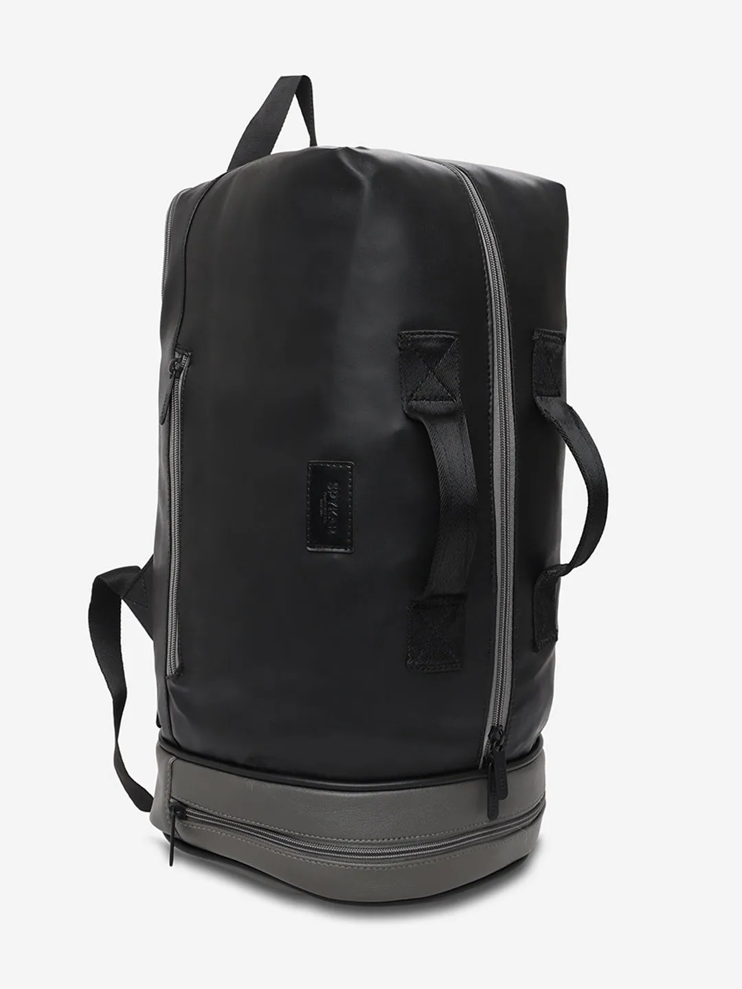 Spykar Unisex Black And Grey Backpack