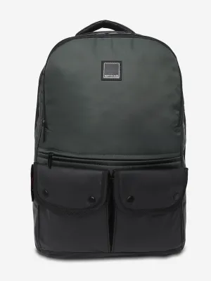 Spykar Unisex Olive And Black Backpack