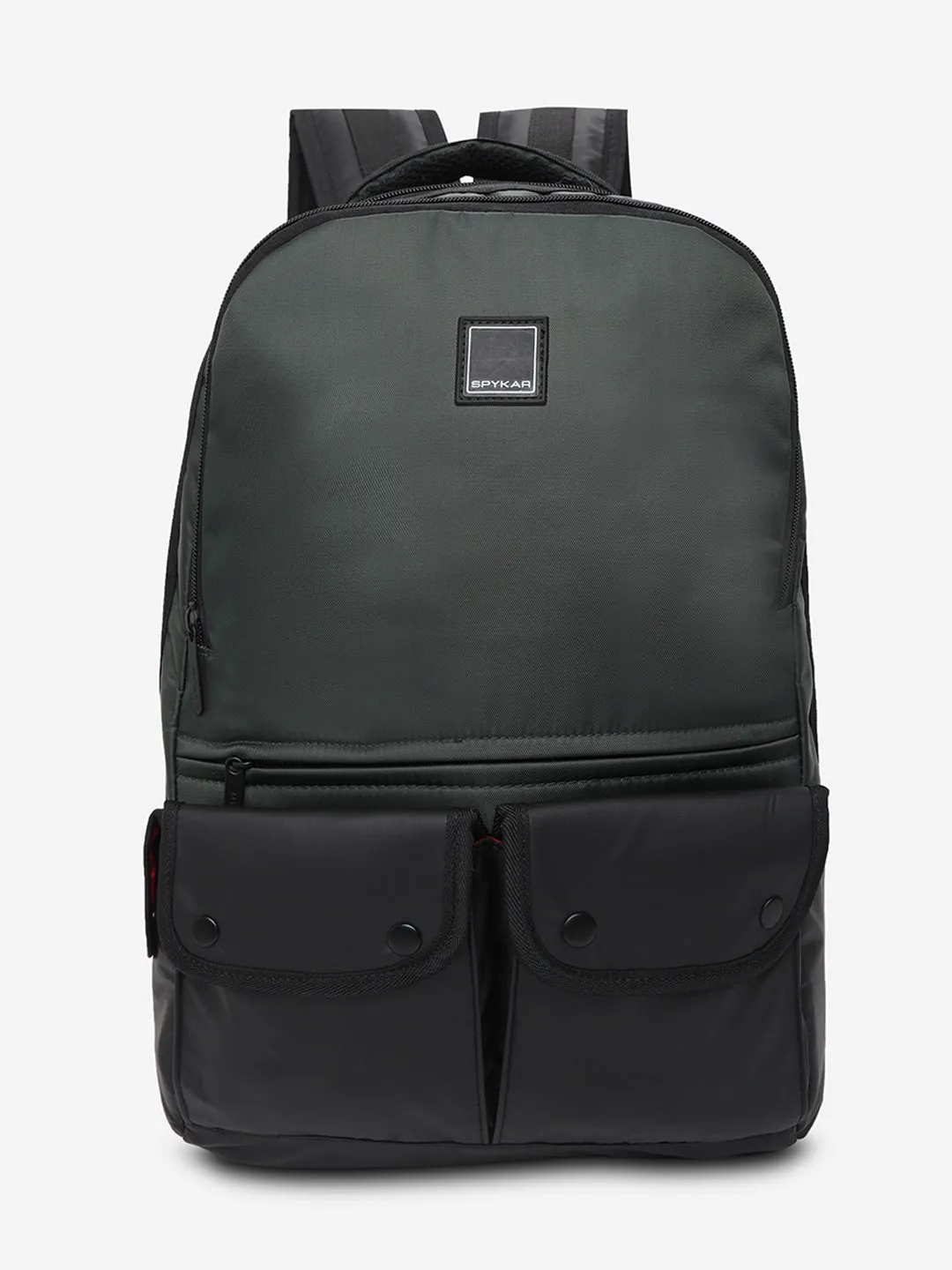 Spykar Unisex Olive And Black Backpack