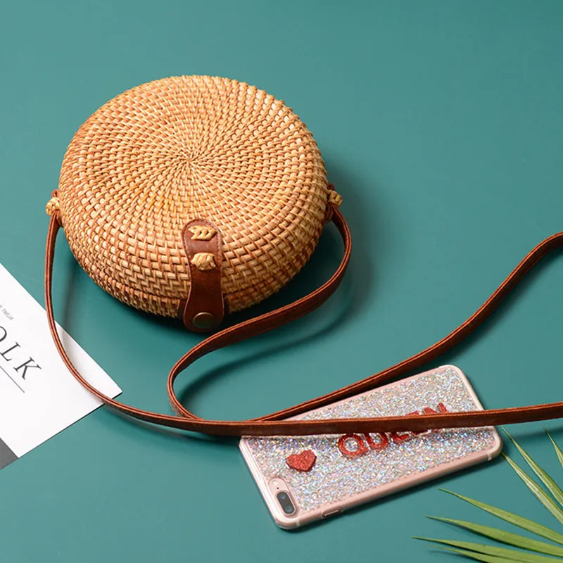 Square Round Mulit Style Straw Bag