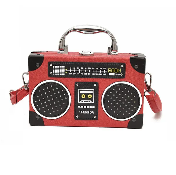 Summer Radio Tape Printed Mini Shoulder Bag