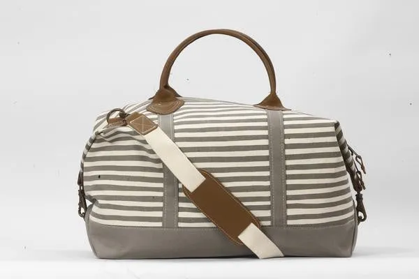 Tag & Crew Signature Duffel/Karma Stripe Grey