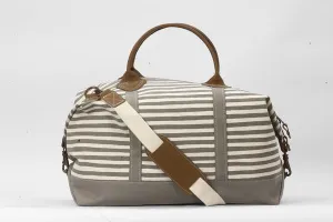 Tag & Crew Signature Duffel/Karma Stripe Grey