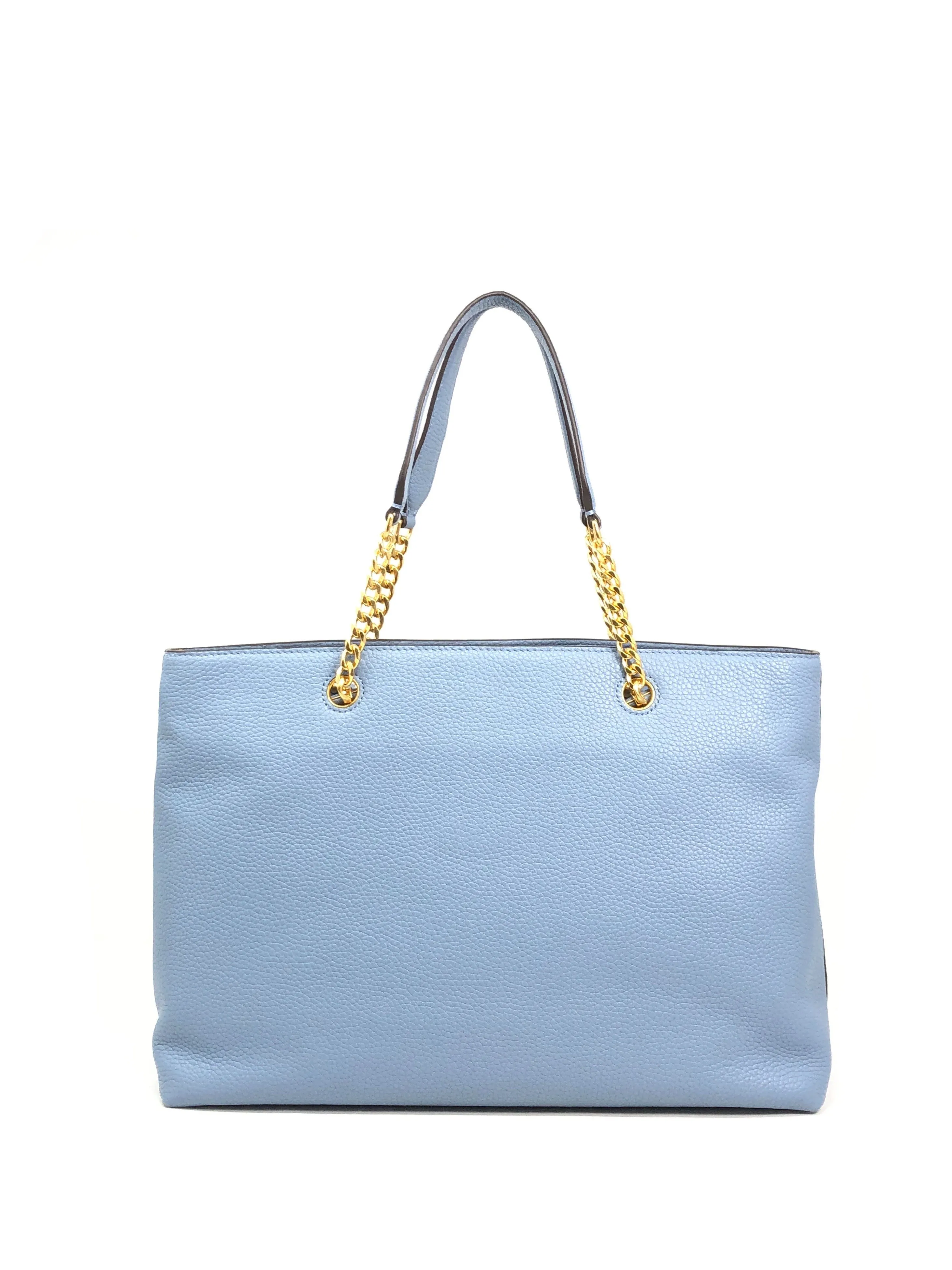 Tory Burch Blue Cloud Britten Satchel